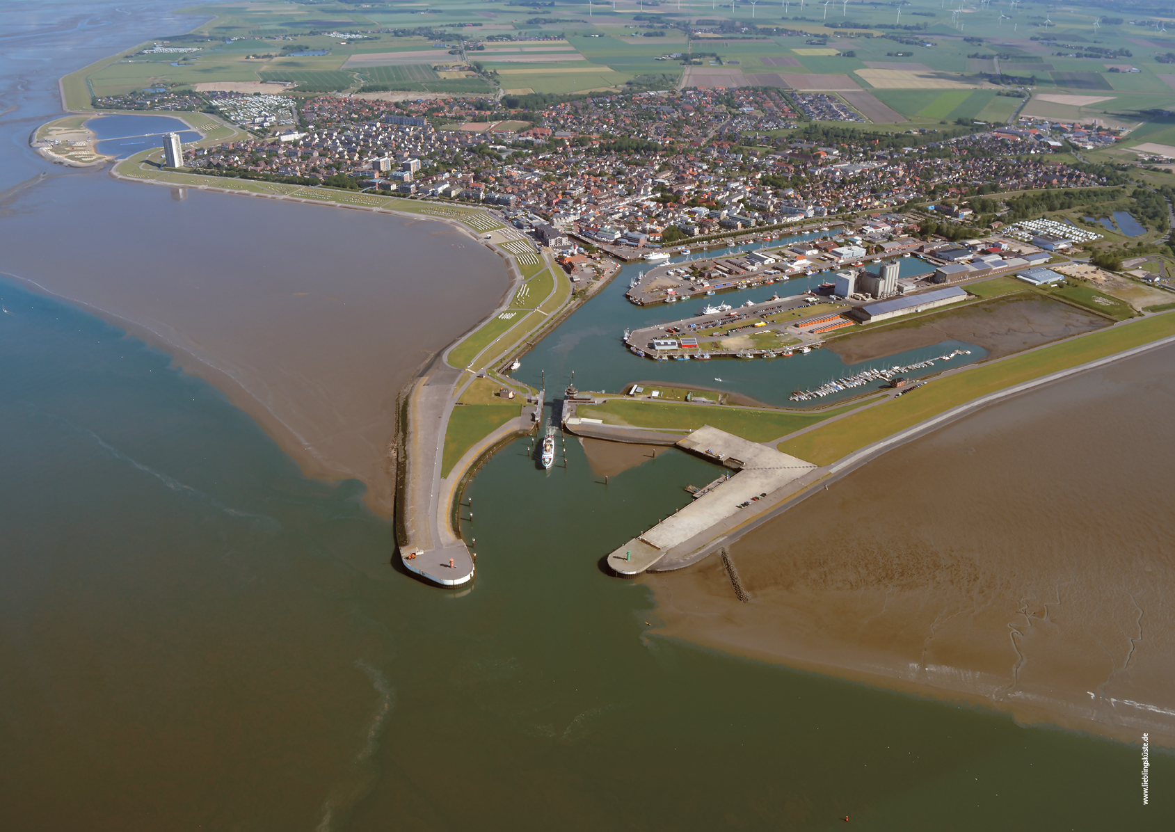 Büsum von oben, Lieblingsküste Büsum Bücher, Büsum Poster, Kalender und